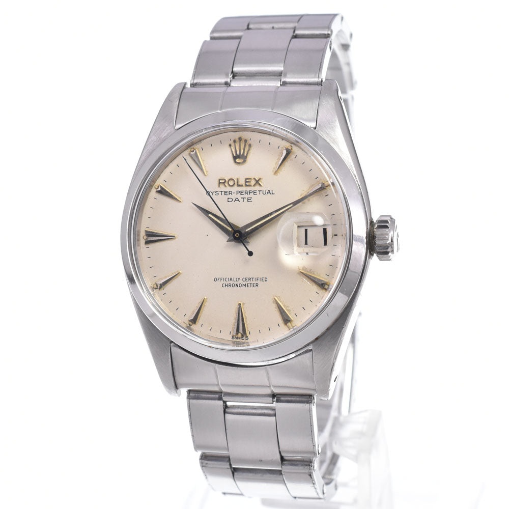 ROLEX Oyster perpetual 6534 vintage Cal.1030 Butterfly Rotor Silver Dial Automatic Men's
 Watch E#149102