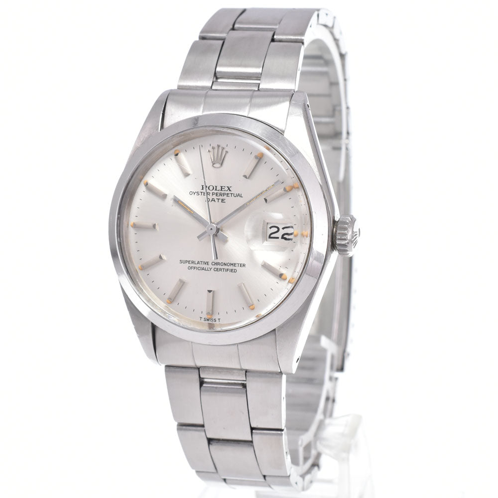 ROLEX Oyster perpetual date 1500 vintage Cal.1570 Silver Dial Automatic Men's
 Watch R#149104