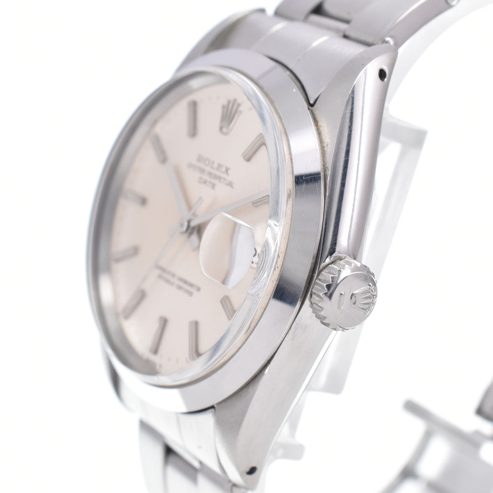 ROLEX Oyster perpetual date 1500 vintage Cal.1570 Silver Dial Automatic Men's
 Watch Q#149105