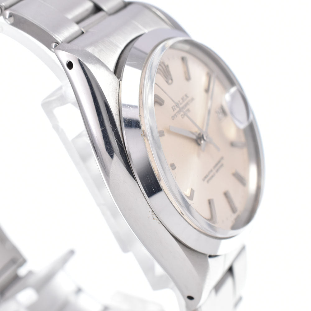 ROLEX Oyster perpetual date 1500 vintage Cal.1570 Silver Dial Automatic Men's
 Watch Q#149105