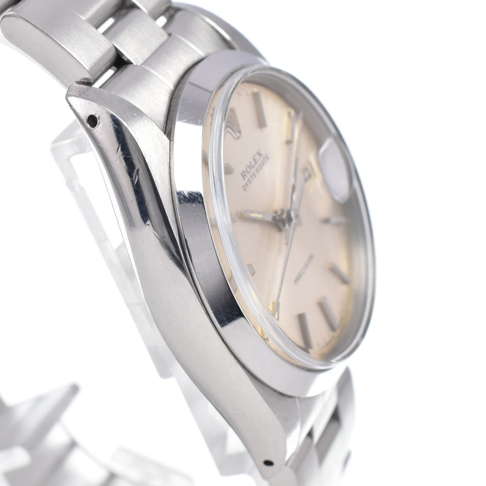 ROLEX Oyster Date Precision 6694 vintage Cal.1225 Silver Dial Hand Winding Men's
 Watch P#149106