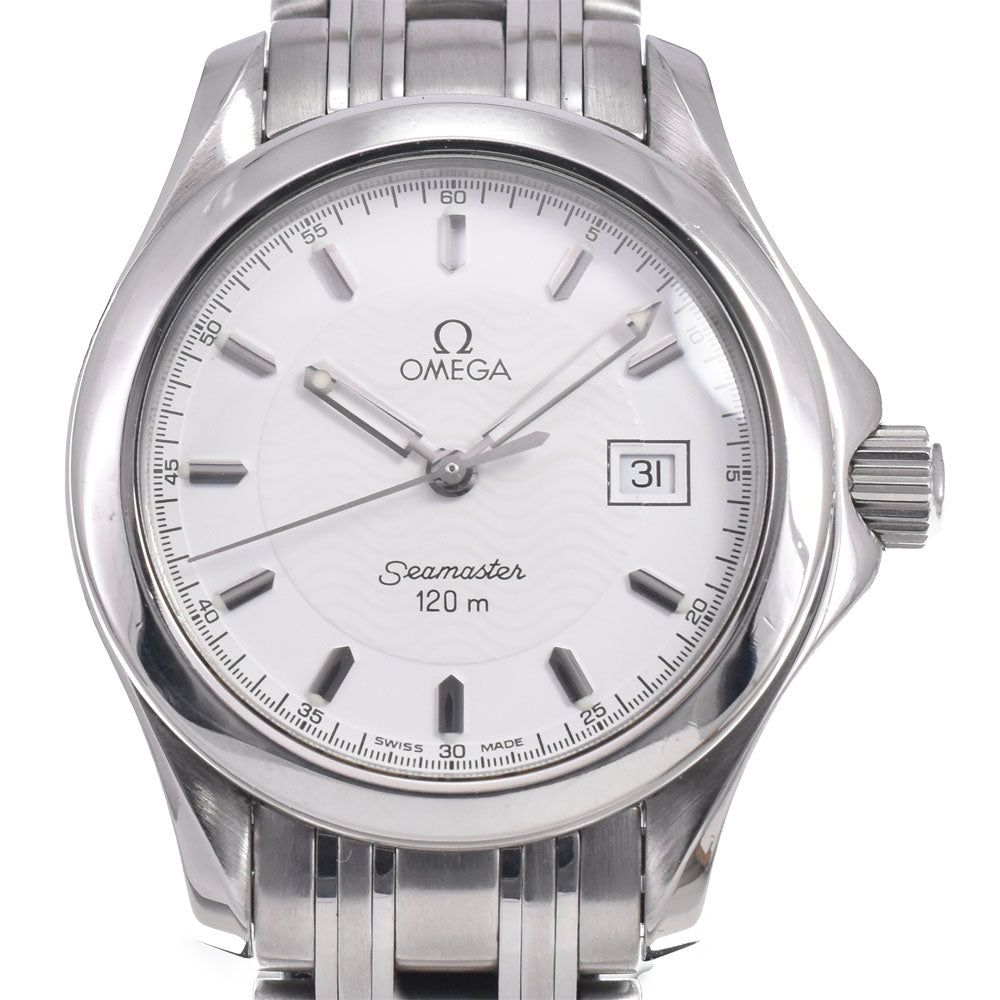 OMEGA Seamaster 120M 2571.21 Date white Dial Quartz Ladies
 Watch B#149112