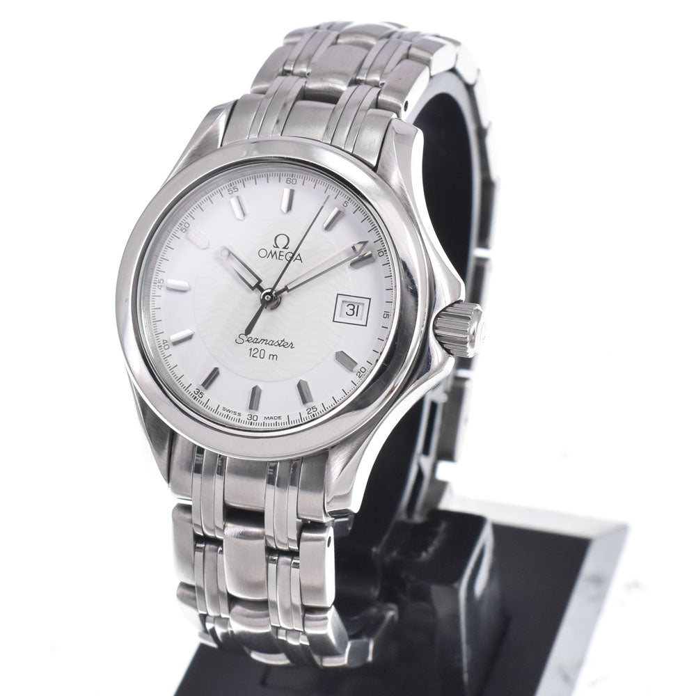 OMEGA Seamaster 120M 2571.21 Date white Dial Quartz Ladies
 Watch B#149112