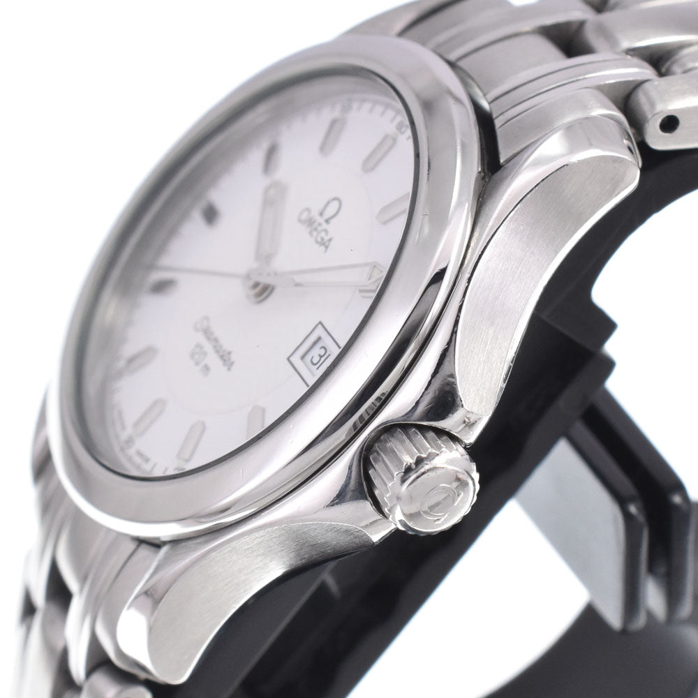 OMEGA Seamaster 120M 2571.21 Date white Dial Quartz Ladies
 Watch B#149112
