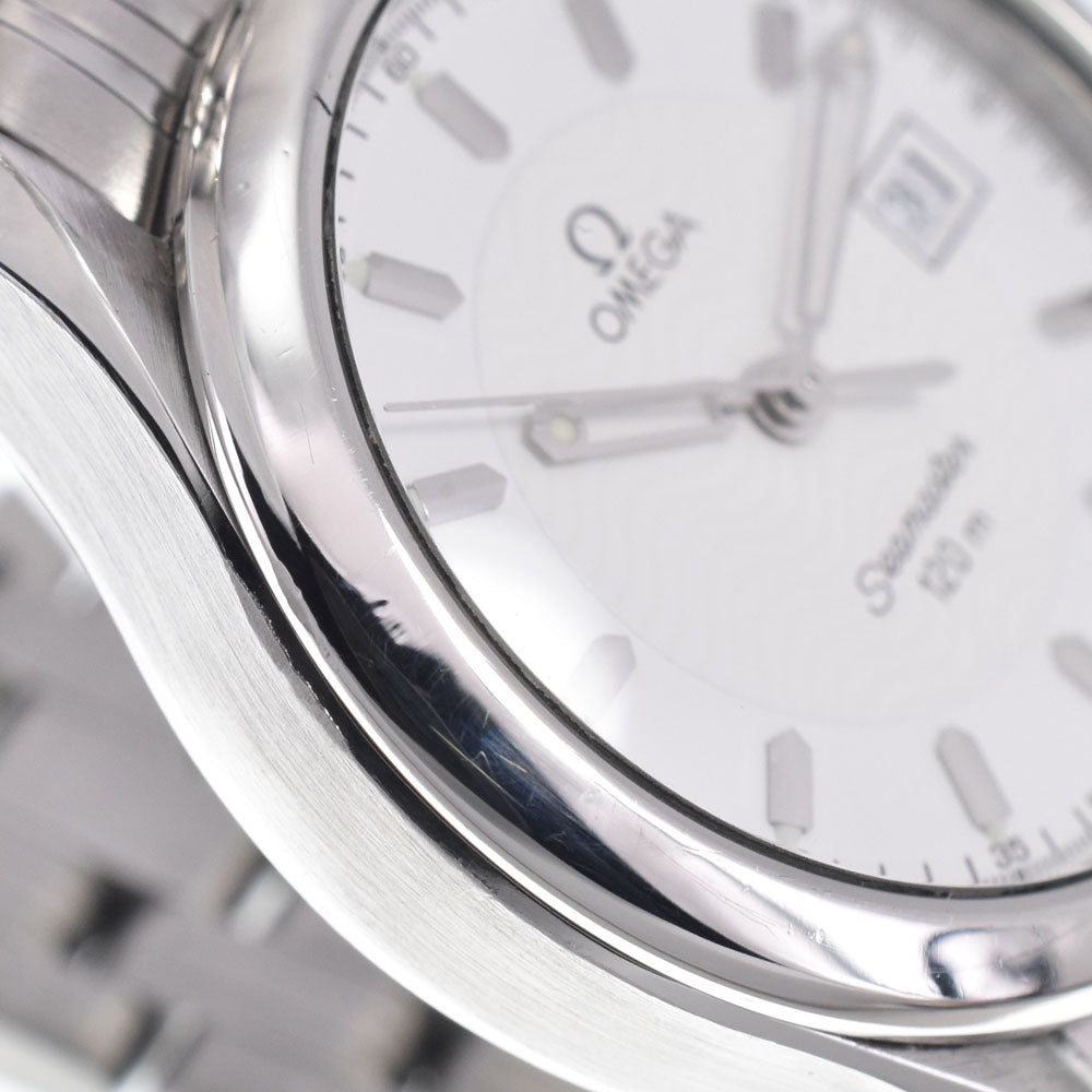 OMEGA Seamaster 120M 2571.21 Date white Dial Quartz Ladies
 Watch B#149112