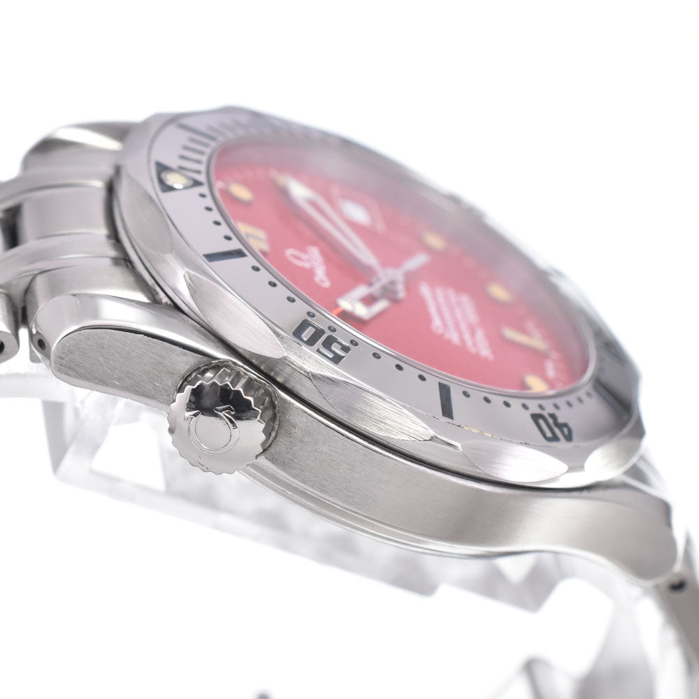 OMEGA Seamaster 300 Marui Limited 2552.61 Date Red Dial Automatic Boy's
 Watch B#149114