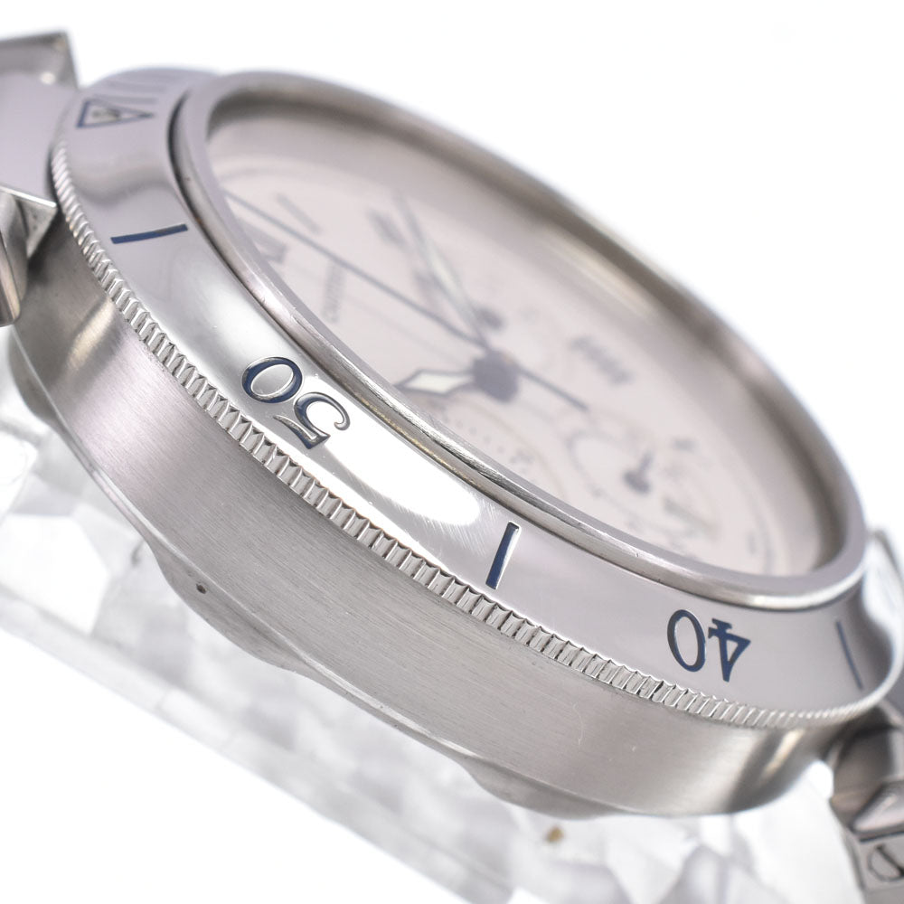 CARTIER Pasha Chronograph W31018H3/1050 Date Silver Dial Quartz Men's
 Watch A#149115