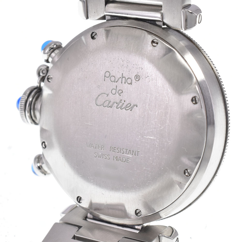 CARTIER Pasha Chronograph W31018H3/1050 Date Silver Dial Quartz Men's
 Watch A#149115