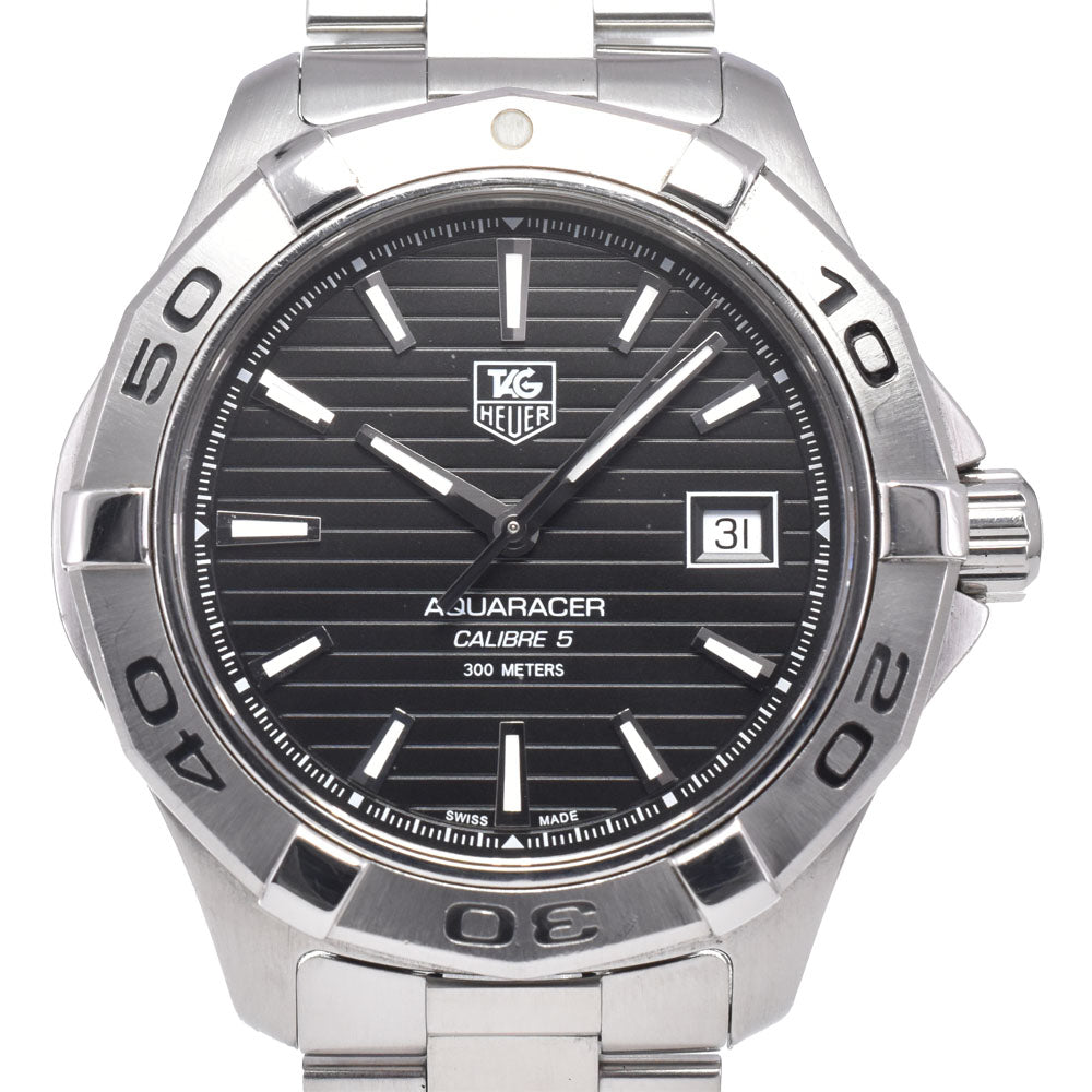 TAG HEUER Aqua racer WAP2010 Caliber 5 black Dial Automatic Men's
 Watch R#149116