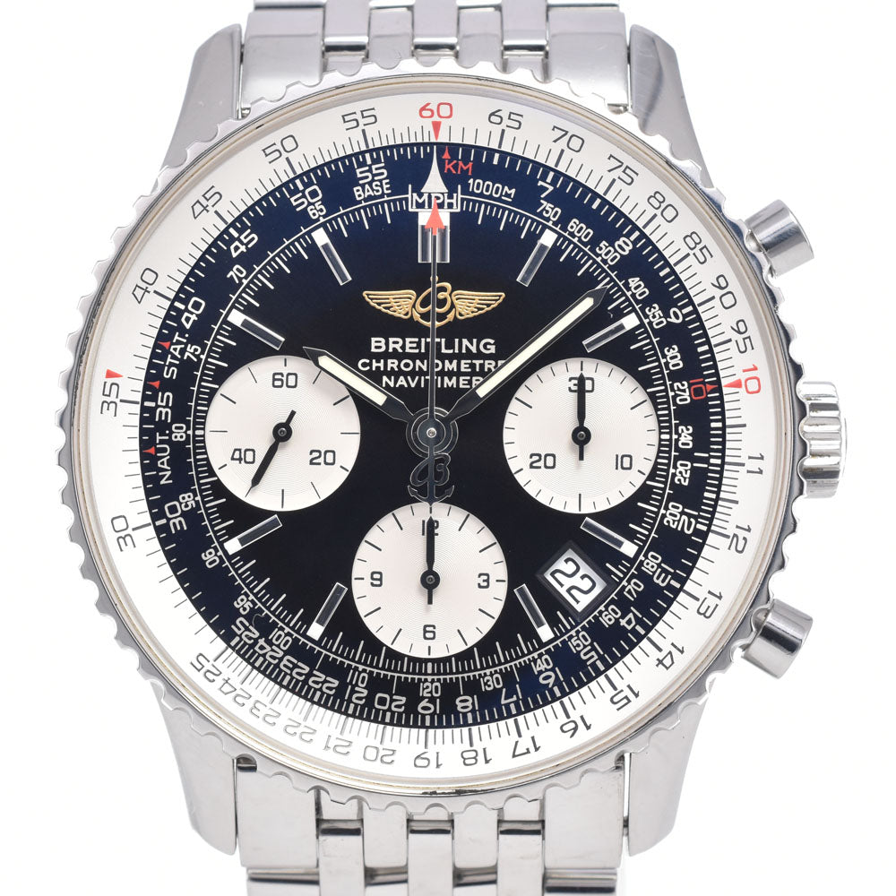 BREITLING Navi timer A23322 Chronograph black Dial Automatic Men's
 Watch Q#149117