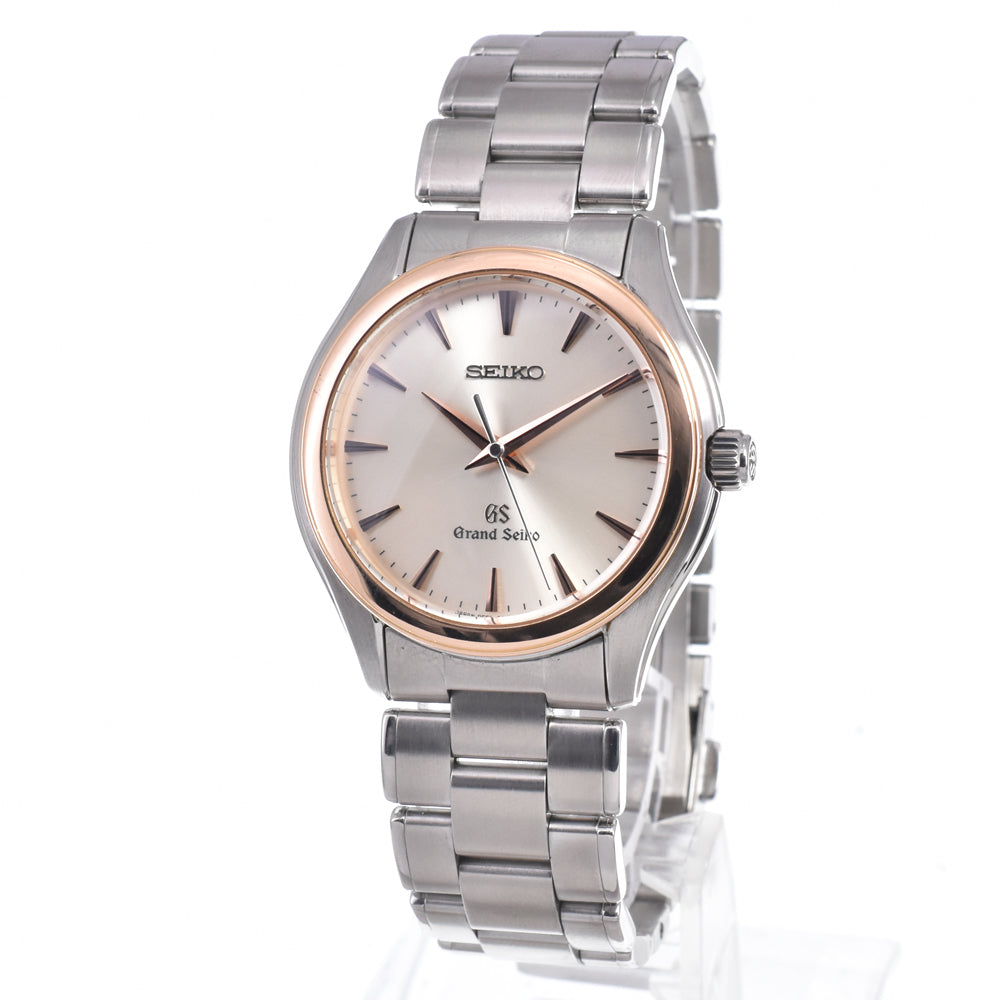 SEIKO Grand Seiko SBGX004/9F61-0A20 K18PG Bezel Silver Dial Quartz