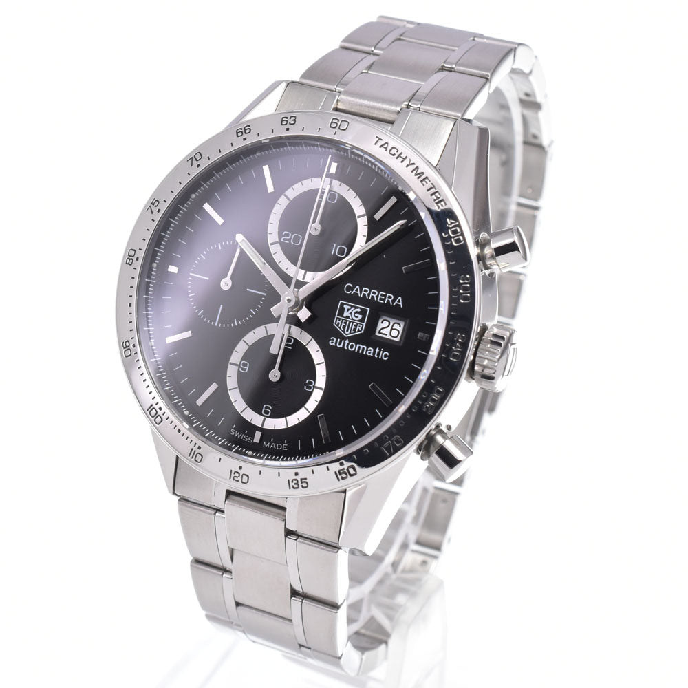 with paper TAG HEUER Carrera CV2016.BA0786 Chronograph black Dial Automatic Men's
 Watch P#149122