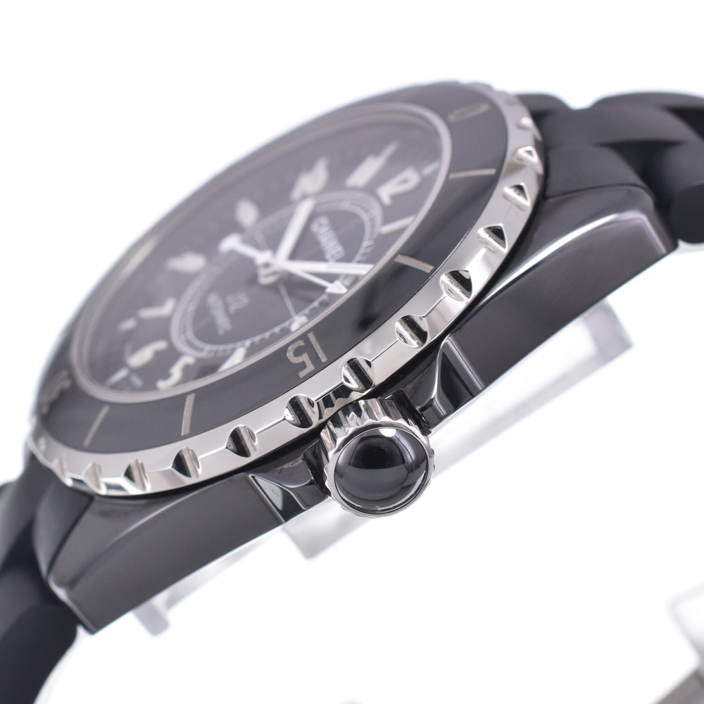CHANEL J12 date Ceramic / rubber black Dial Automatic Men's
 Watch P#149127