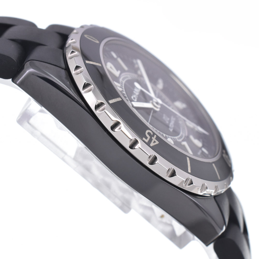 CHANEL J12 date Ceramic / rubber black Dial Automatic Men's
 Watch P#149127