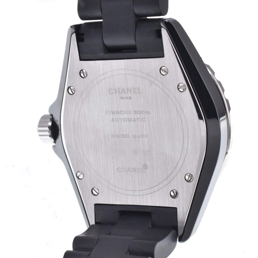 CHANEL J12 date Ceramic / rubber black Dial Automatic Men's
 Watch P#149127