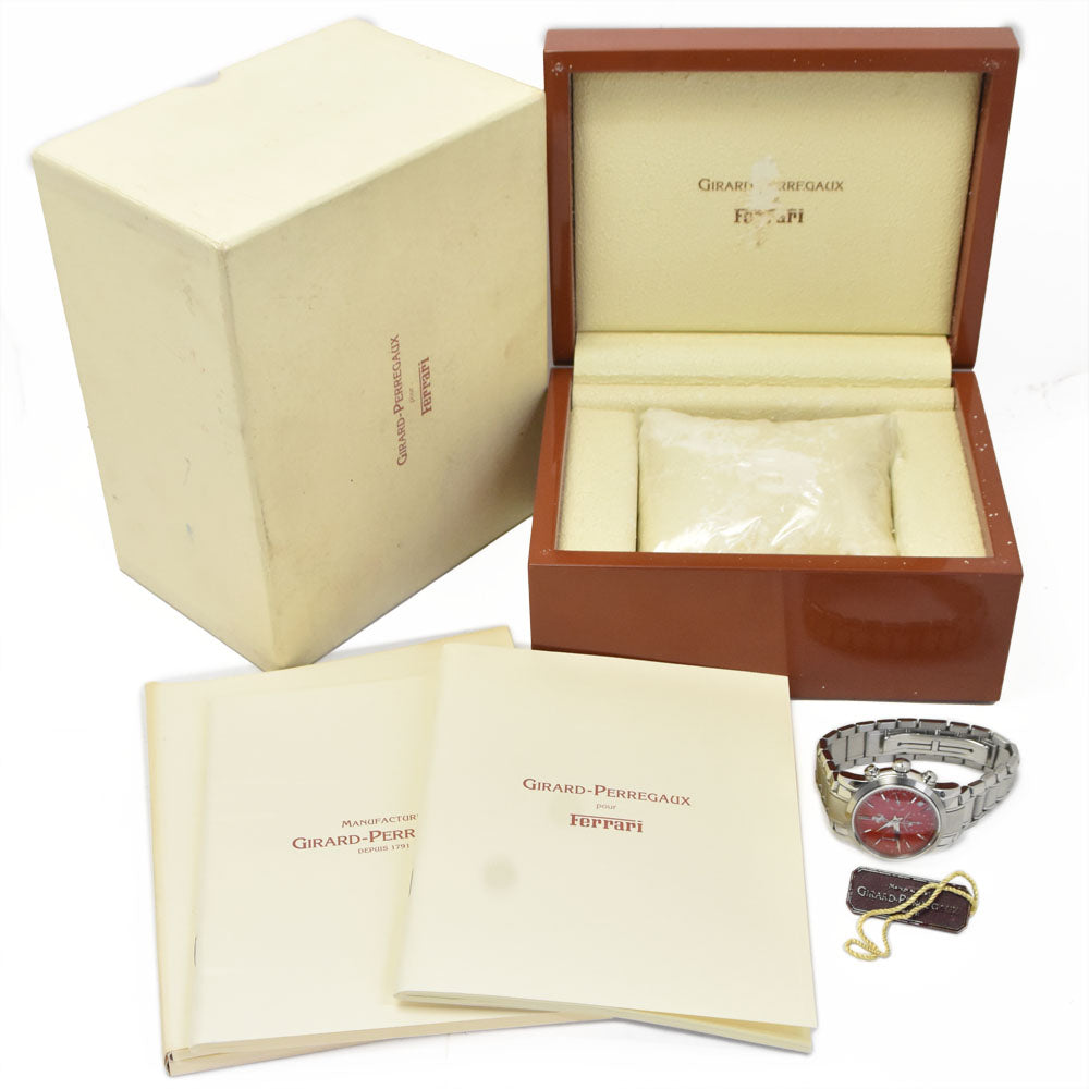 GIRARD-PERREGAUX Ferrari chronograph 8020 Date Small second Red Dial Automatic Men's
 Watch O#149133