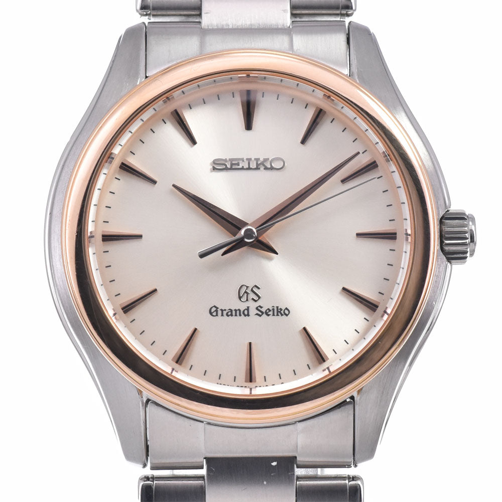 with paper SEIKO Grand Seiko SBGX004/9F61-0A20 K18PG Bezel Silver Dial Quartz Men's
 Watch Q#149135