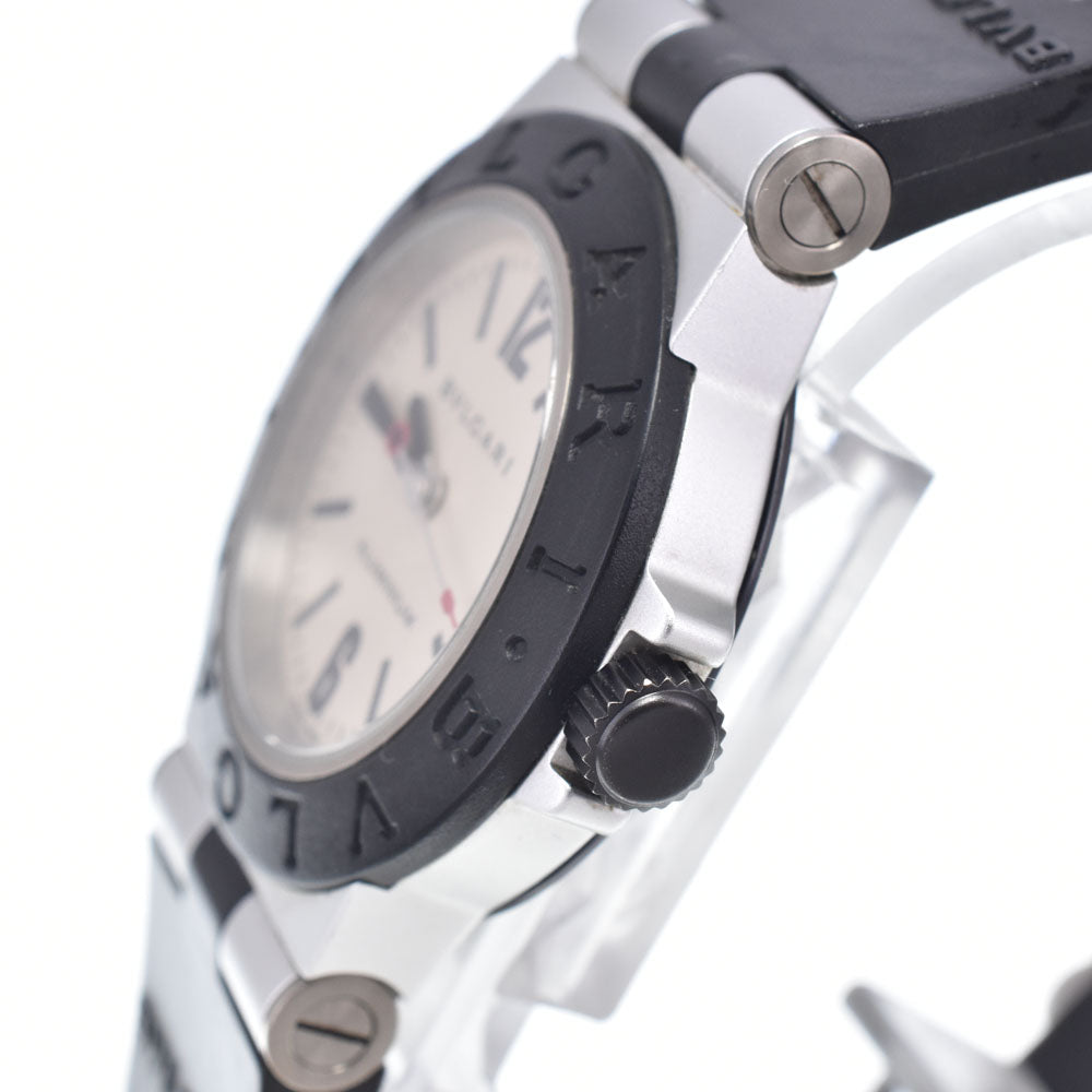 with paper BVLGARI aluminum AL32TA Date Silver Dial Quartz Unisex
 Watch O#149137