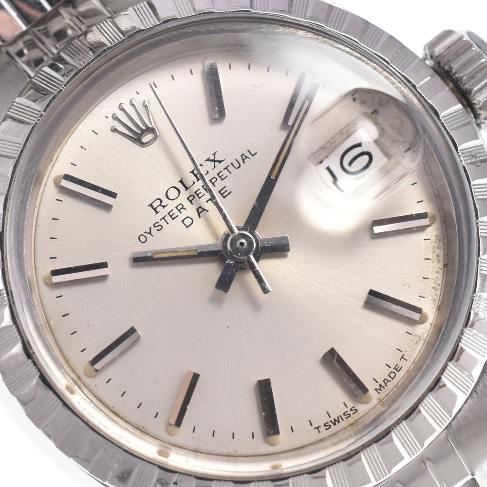 ROLEX Oyster perpetual date 6924 vintage Cal.2030 Silver Dial Automatic Ladies
 Watch R#149143