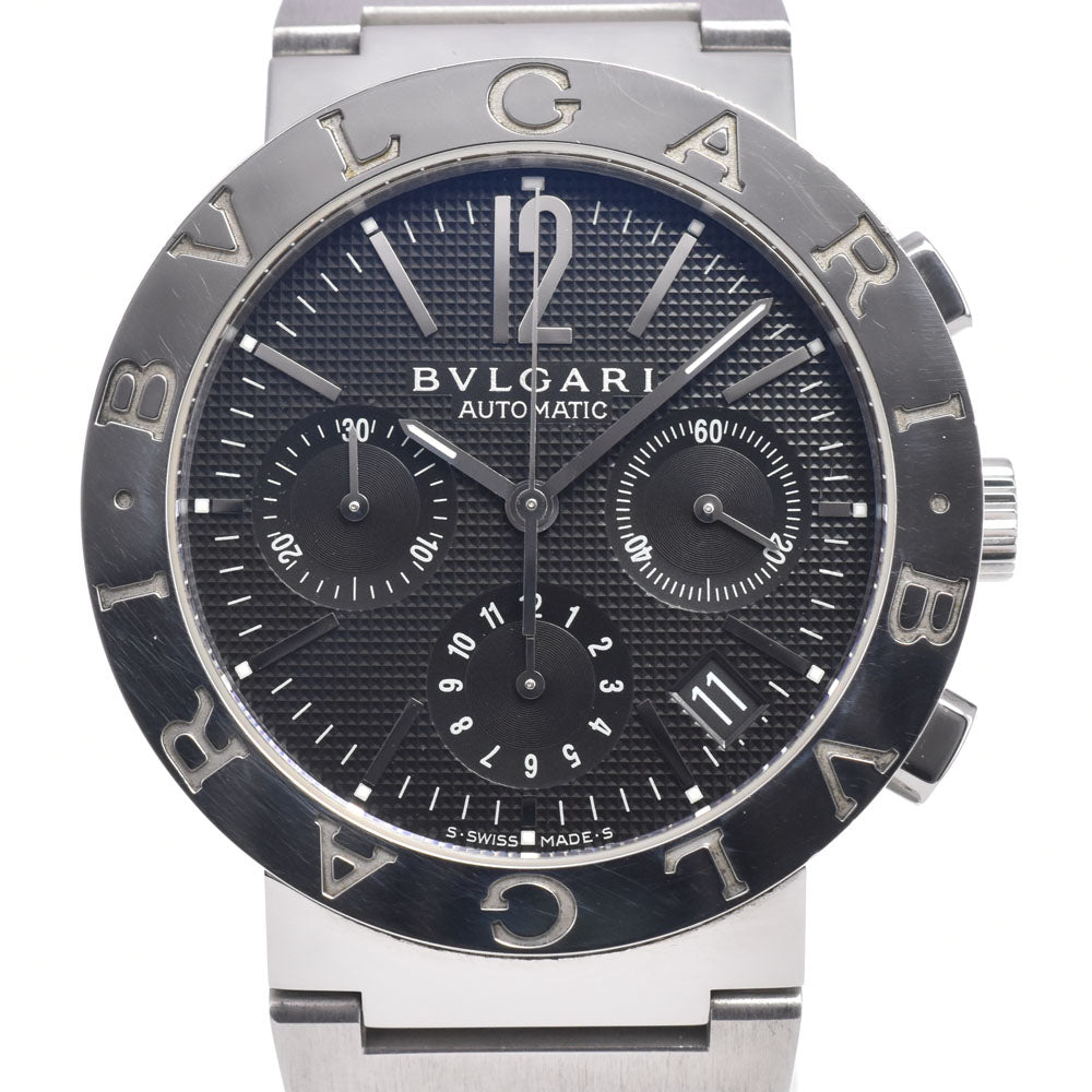 BVLGARI Bvlgari Bvlgari BB38SSCH Chronograph Date black Dial Automatic Men's
 Watch B#149147