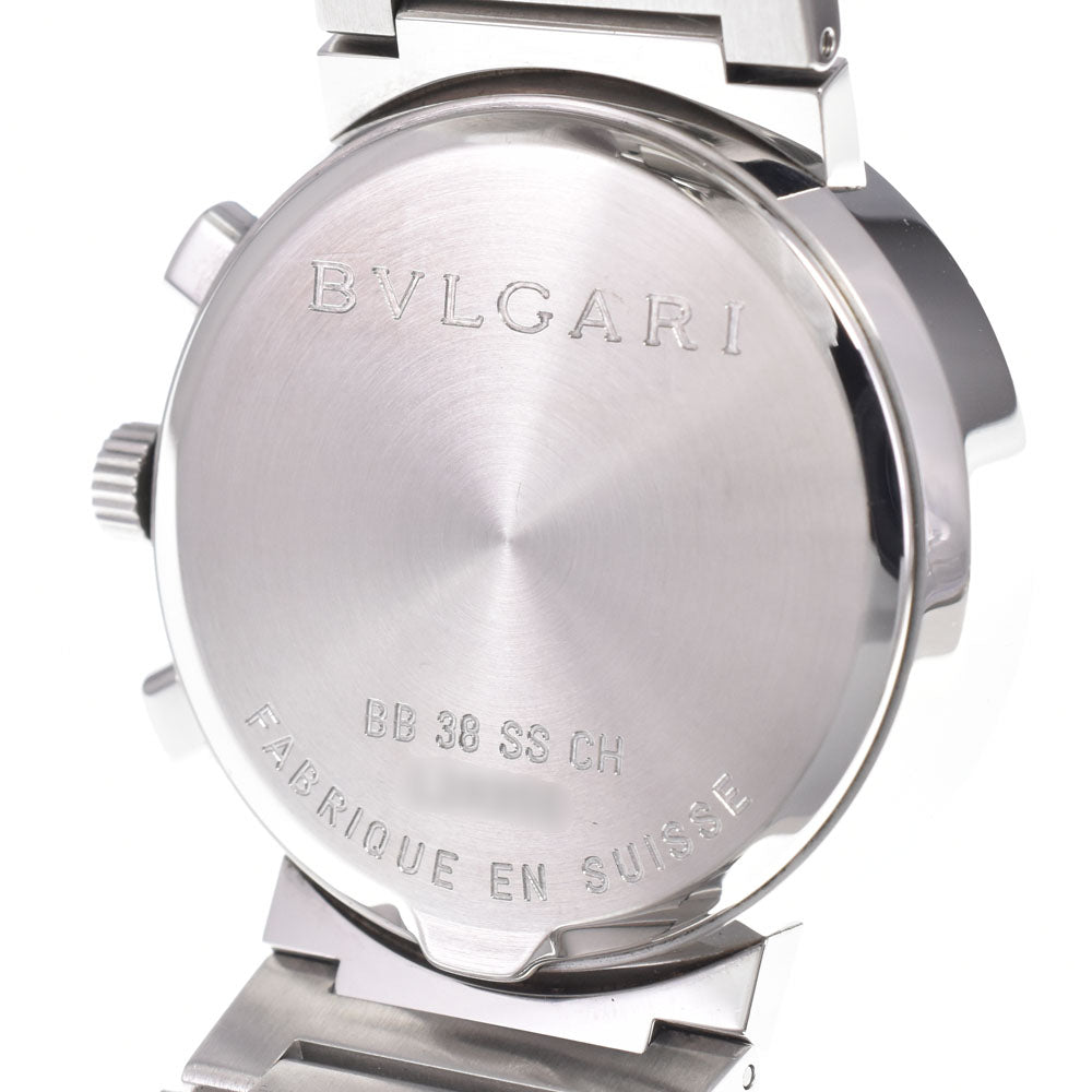 BVLGARI Bvlgari Bvlgari BB38SSCH Chronograph Date black Dial Automatic Men's
 Watch B#149147