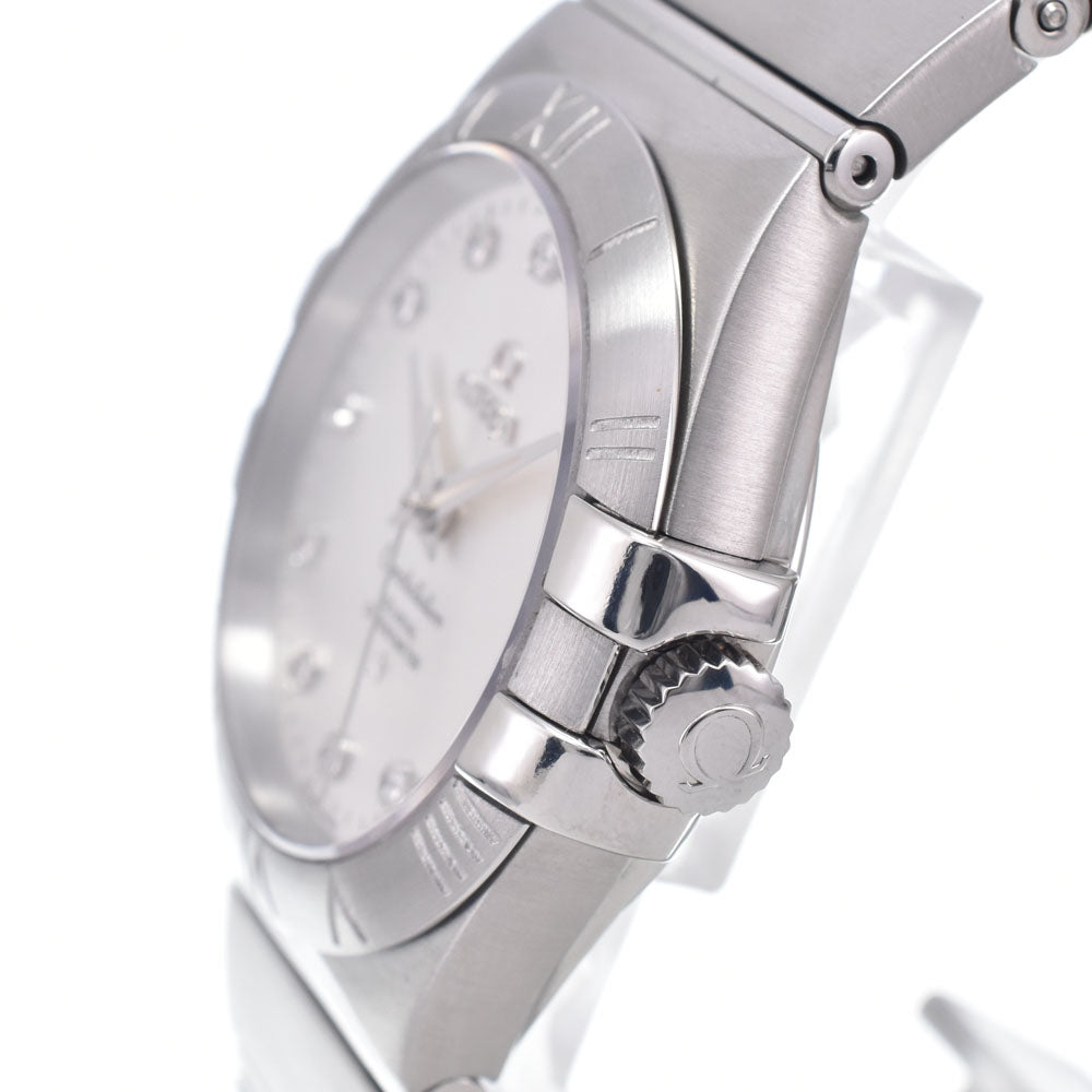 with paper OMEGA Constellation Coaxial 123.10.35.20.52.001 diamond Silver Dial Automatic Men's
 Watch P#149151