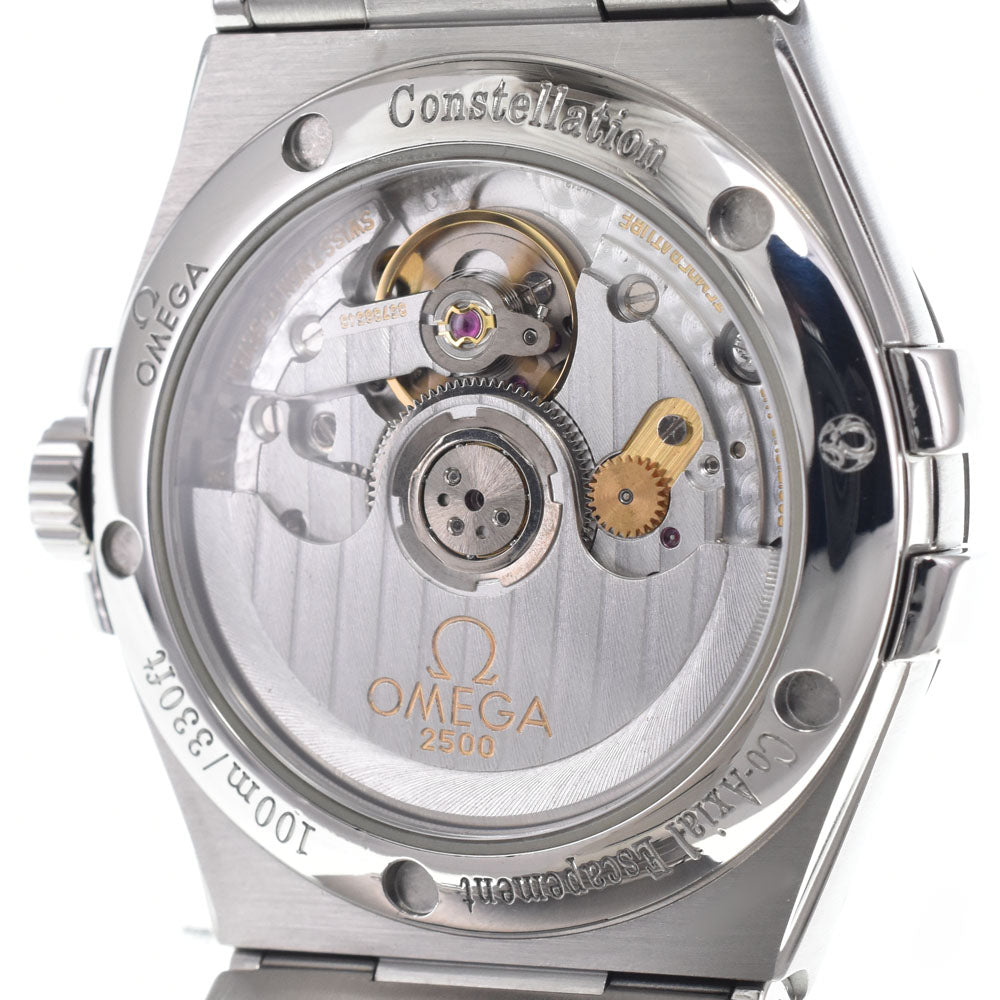 with paper OMEGA Constellation Coaxial 123.10.35.20.52.001 diamond Silver Dial Automatic Men's
 Watch P#149151
