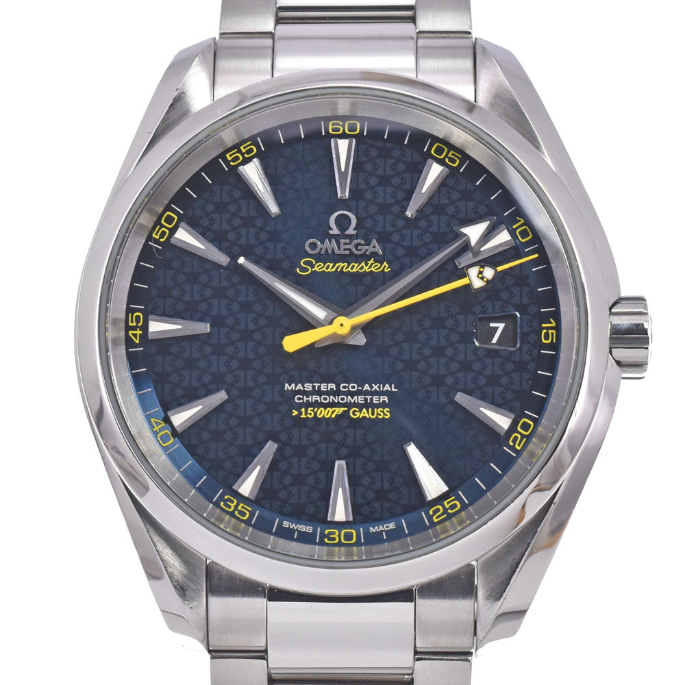 with paper OMEGA Seamaster Aqua Terra 231.10.42.21.03.004 James Bond 007 Limited Edition blue Dial Automatic Men's
 Watch Q#149152