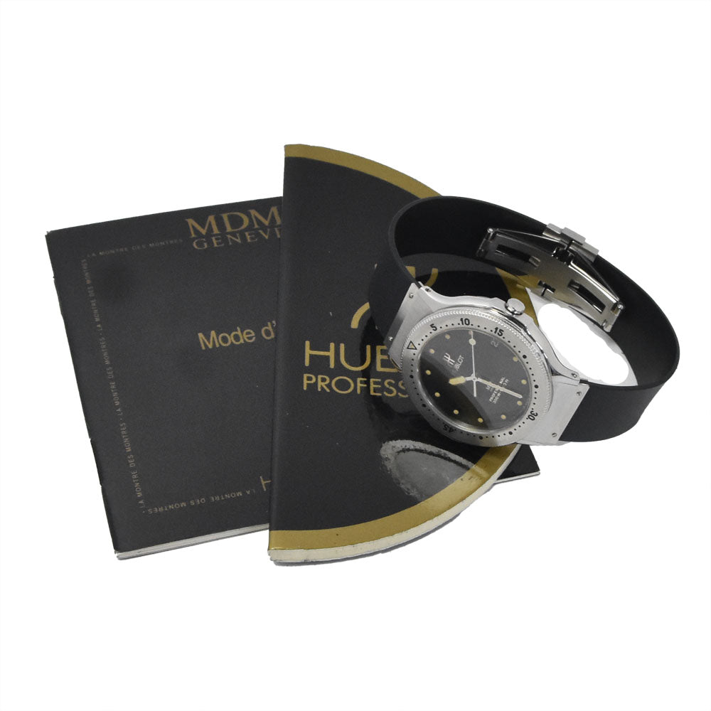 HUBLOT MDM Professional 300M 1550.1 Date black Dial Automatic Men's
 Watch A#149154