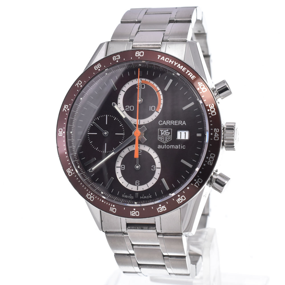 TAG HEUER Carrera CV2013-3 Chronograph Date Brown Dial Automatic Men's
 Watch R#149155