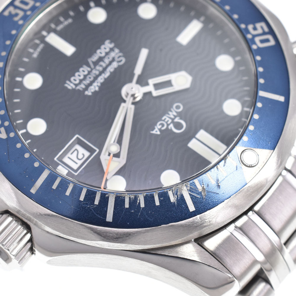 OMEGA Seamaster Professional 300m 2561.80 Date blue Dial Quartz Unisex
 Watch D#149158