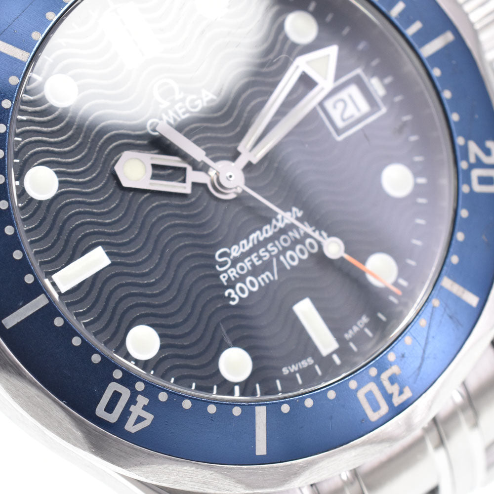 OMEGA Seamaster Professional 300m 2561.80 Date blue Dial Quartz Unisex
 Watch D#149158