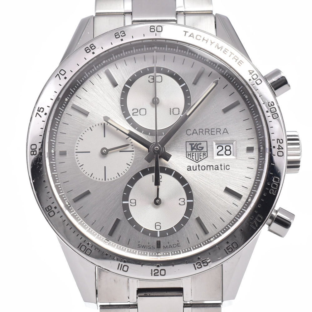 TAG HEUER Carrera Caliber 16 CV2017 Chronograph Silver Dial Automatic Men's
 Watch R#149160