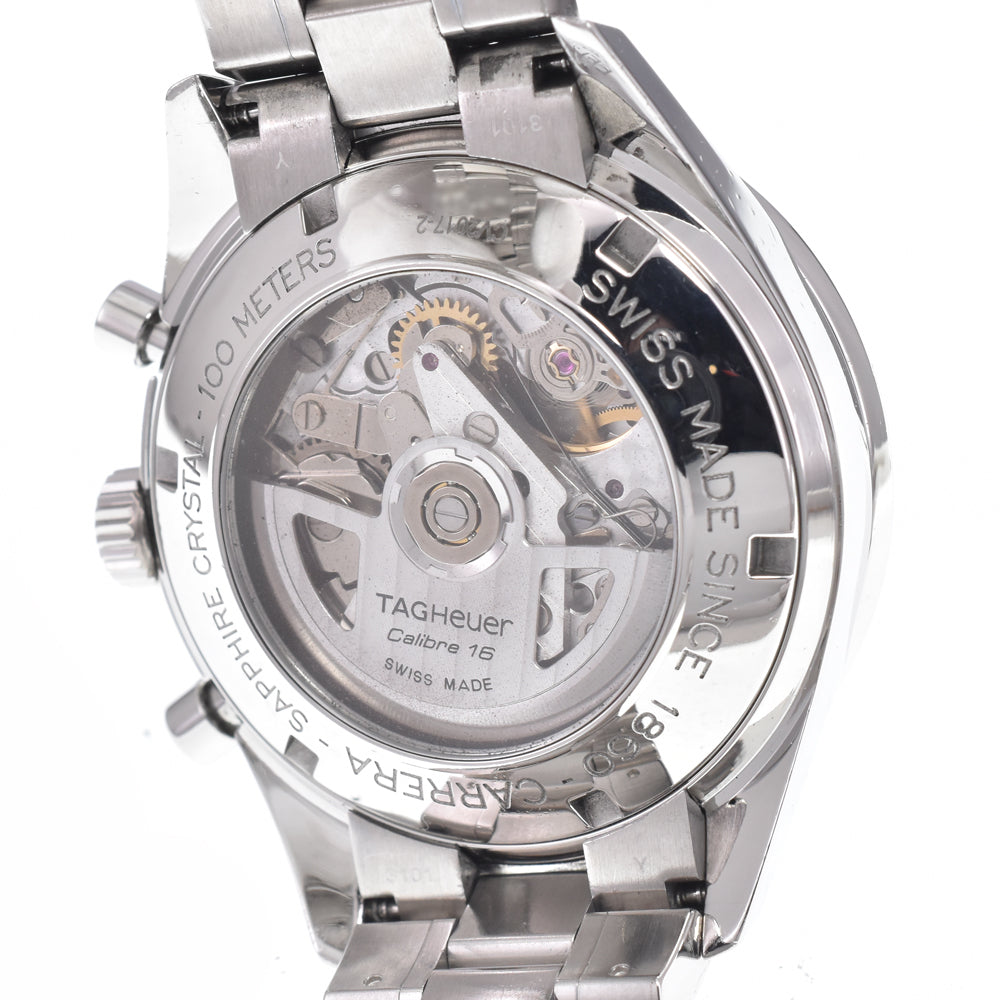 TAG HEUER Carrera Caliber 16 CV2017 Chronograph Silver Dial Automatic Men's
 Watch R#149160