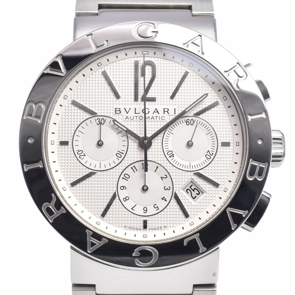 BVLGARI Bvlgari Bvlgari BB42SSCH/BB42WSSDCH Chronograph Date white Dial Automatic Men's
 Watch A#149161
