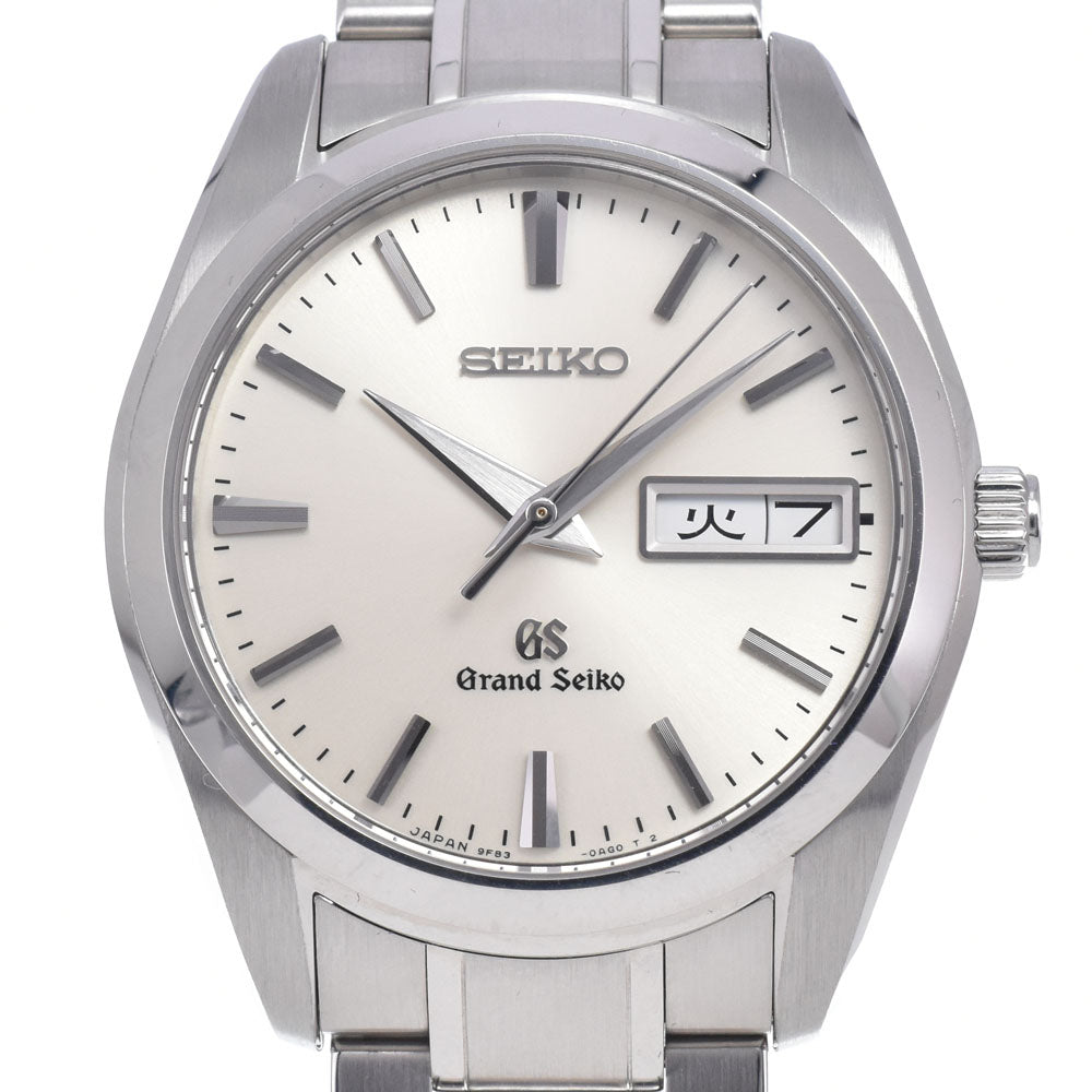 with paper SEIKO Grand Seiko 9F83-0AH0/SBGT035 Silver Dial Quartz Men's
 Watch P#149165