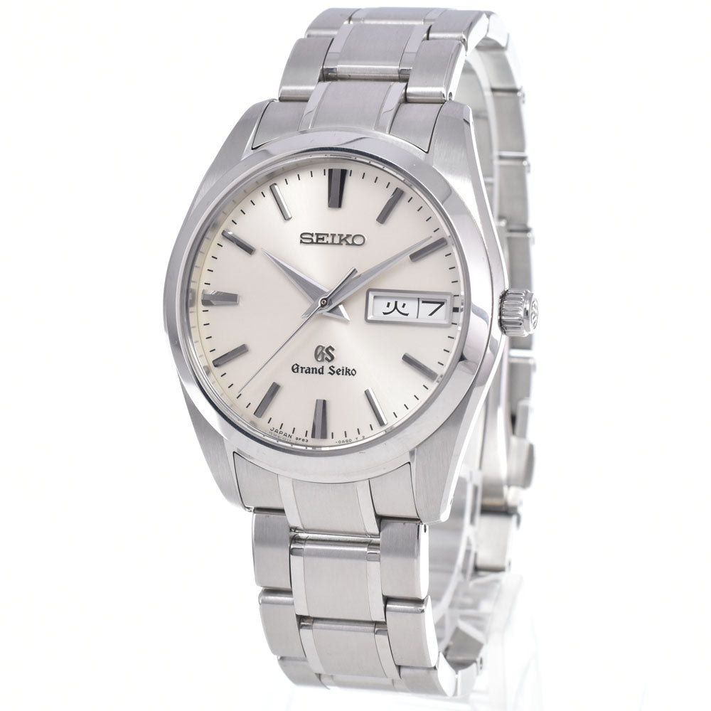 with paper SEIKO Grand Seiko 9F83-0AH0/SBGT035 Silver Dial Quartz Men's
 Watch P#149165