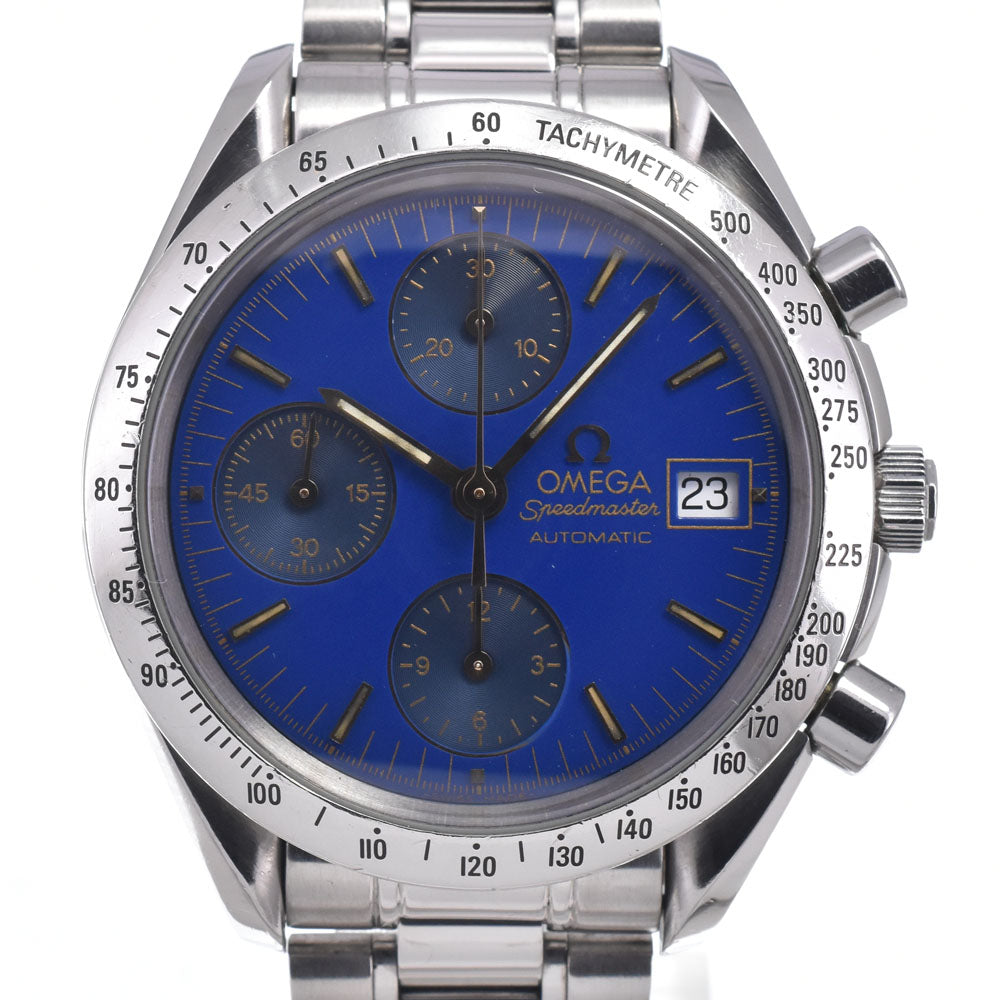 with paper OMEGA Speedmaster 3511.81 Chronograph Japan only blue Dial Automatic Men's
 Watch A#149166