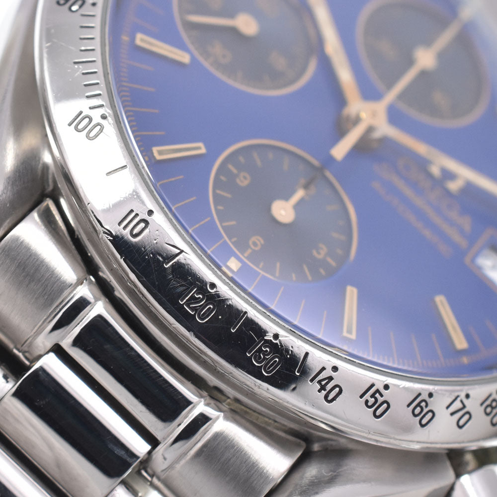 with paper OMEGA Speedmaster 3511.81 Chronograph Japan only blue Dial Automatic Men's
 Watch A#149166