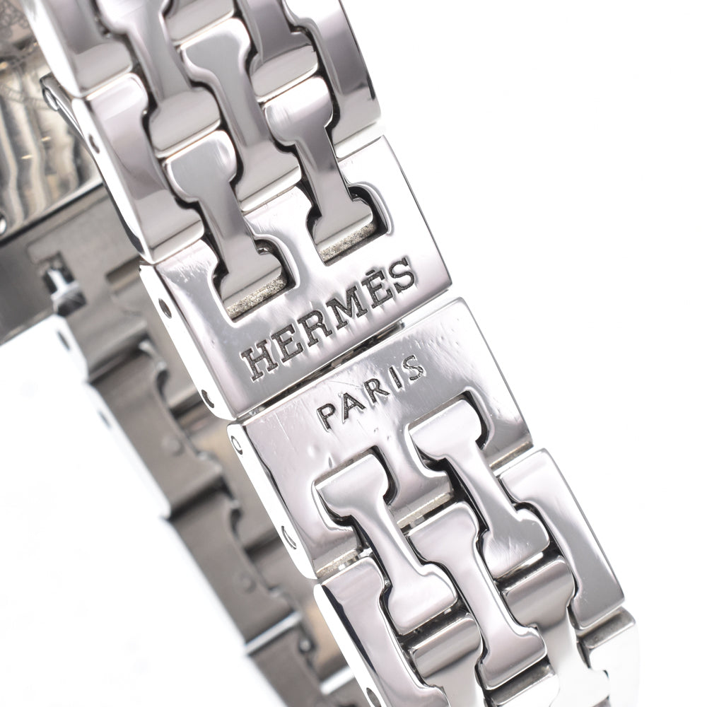 HERMES H watch HH1.230 Diamond Bezel Silver Dial Quartz Ladies
 Watch R#149170