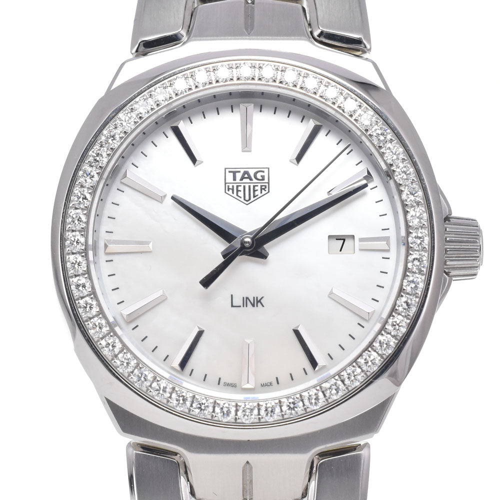 with paper TAG HEUER Link WBC1314 diamond white Dial Quartz Ladies
 Watch P#149172