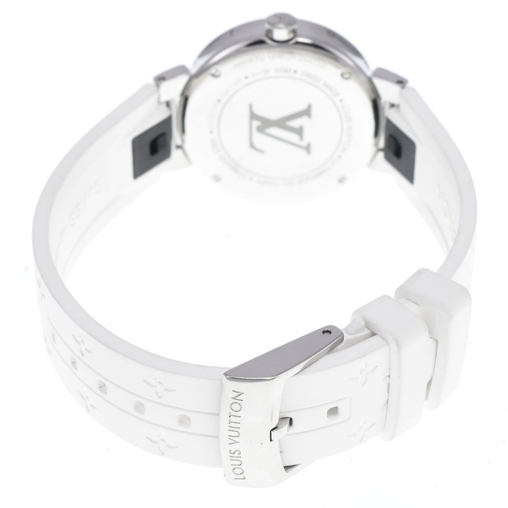 LOUIS VUITTON Tambour Moon Divine PM QA160 White shell Dial Quartz Ladies
 Watch Q#149173