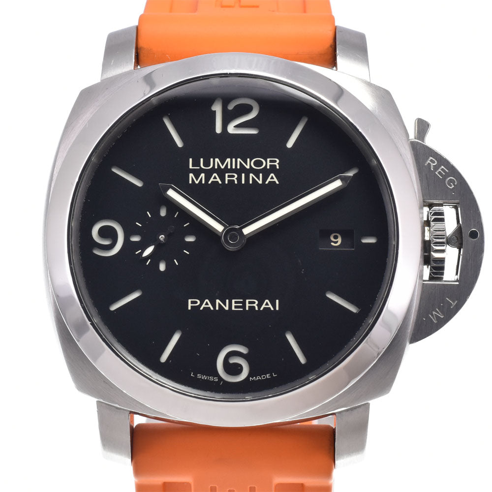 with paper PANERAI Luminor Marina 1950 3 Days PAM00312 Date black Dial Automatic Men's
 Watch B#149178