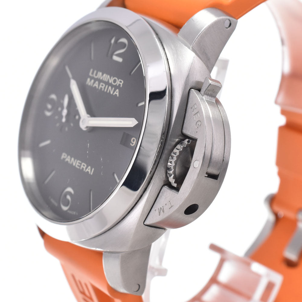 with paper PANERAI Luminor Marina 1950 3 Days PAM00312 Date black Dial Automatic Men's
 Watch B#149178