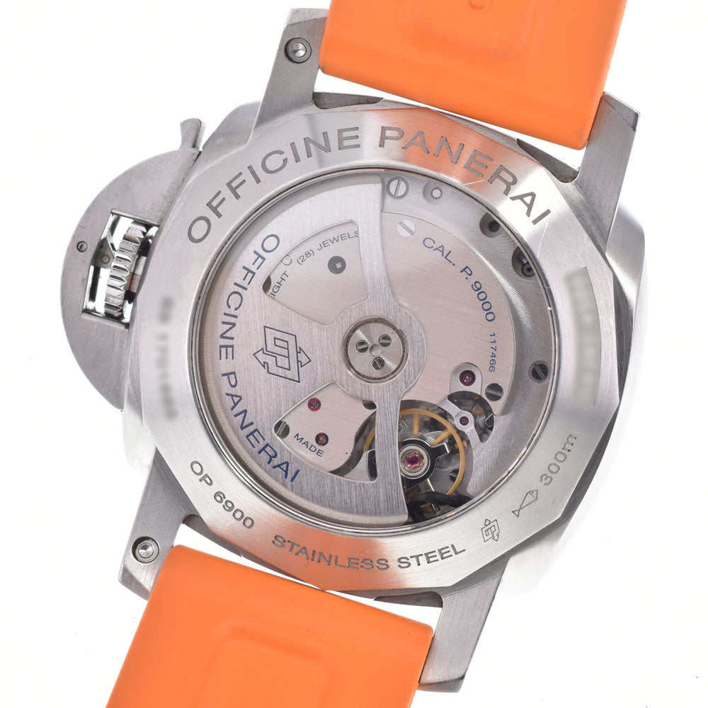 with paper PANERAI Luminor Marina 1950 3 Days PAM00312 Date black Dial Automatic Men's
 Watch B#149178