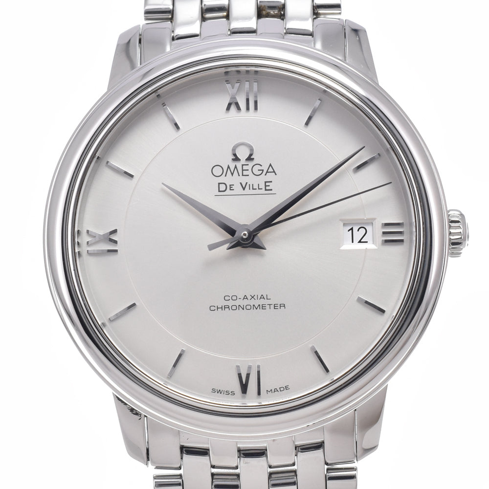 with paper OMEGA De Ville 424.10.37.20.02.001 Date Silver Dial Automatic Men's
 Watch Q#149179