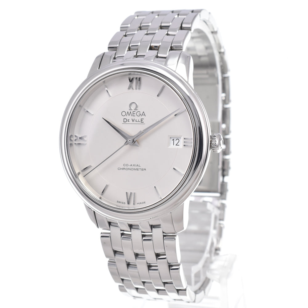 with paper OMEGA De Ville 424.10.37.20.02.001 Date Silver Dial Automatic Men's
 Watch Q#149179