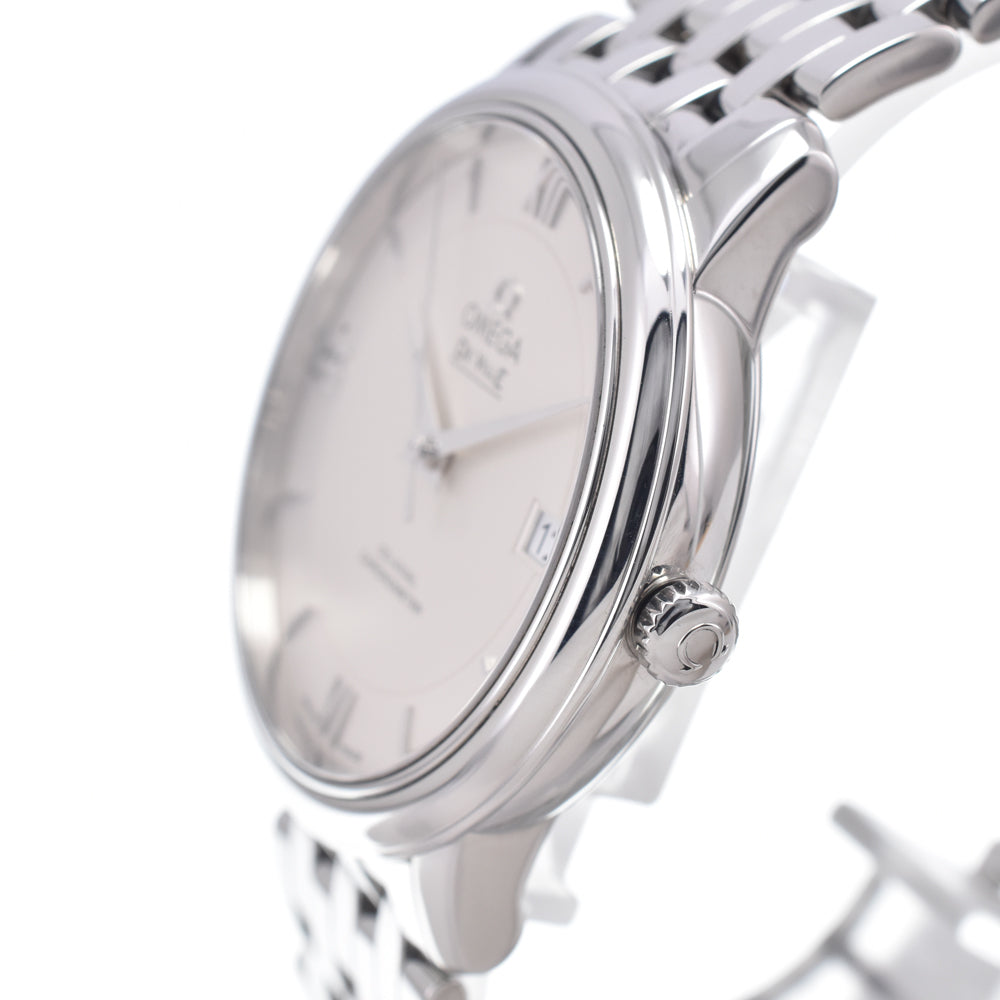 with paper OMEGA De Ville 424.10.37.20.02.001 Date Silver Dial Automatic Men's
 Watch Q#149179