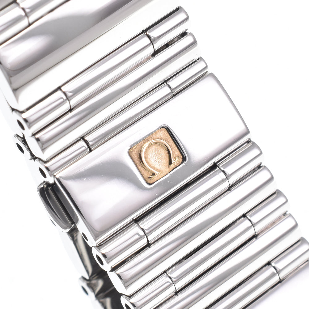 OMEGA Constellation Carre Quadra Mini 1528.76 diamond White shell Dial Quartz Ladies
 Watch R#149186