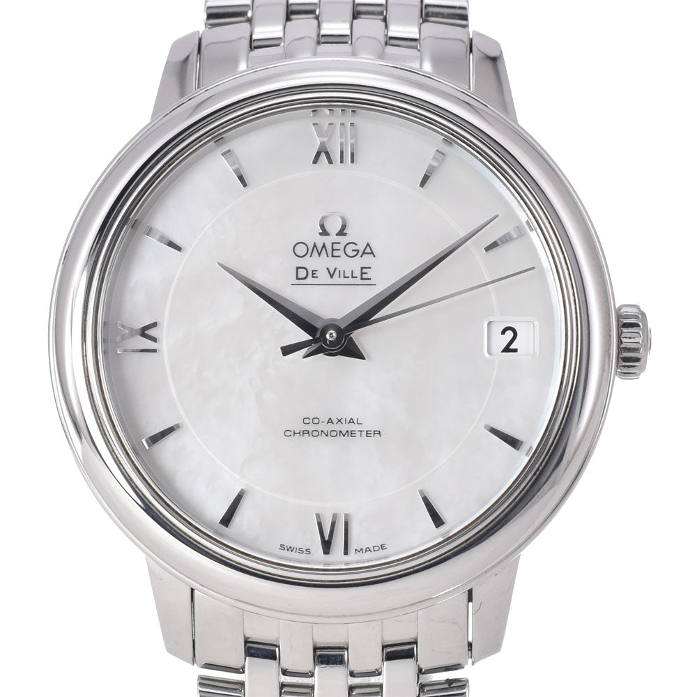 with paper OMEGA De Ville Prestige 424.10.33.20.05.00﻿1 Date White shell Dial Automatic Ladies
 Watch R#149193